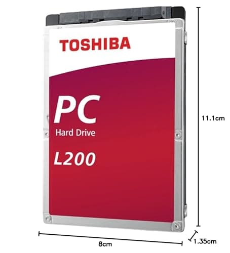 Toshiba L200 2TB 2.5" HDD 5400RPM SATA Internal image