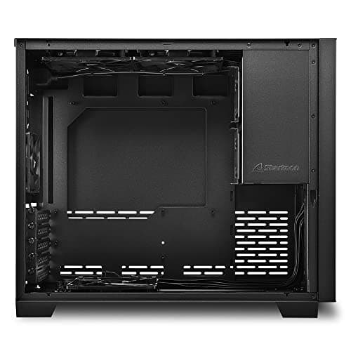 SHARKOON MS-Y1000 Micro ATX Mid Tower Black Tempered Glass image