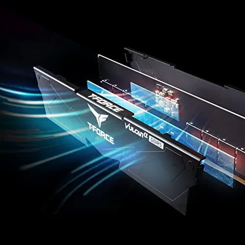 TEAMGROUP T-Force Vulcanα Black DDR5-6000 CL38 64GB (2x32GB) image