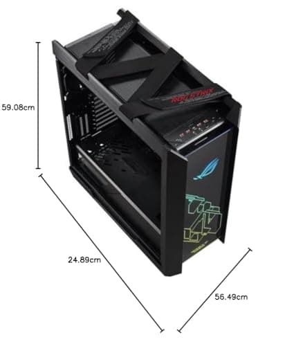 Asus ROG Strix Helios ATX Full Tower Black Tempered Glass Side Panel image