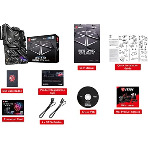 MSI Z490 MPG GAMING EDGE WIFI DDR4 ATX LGA1200 image