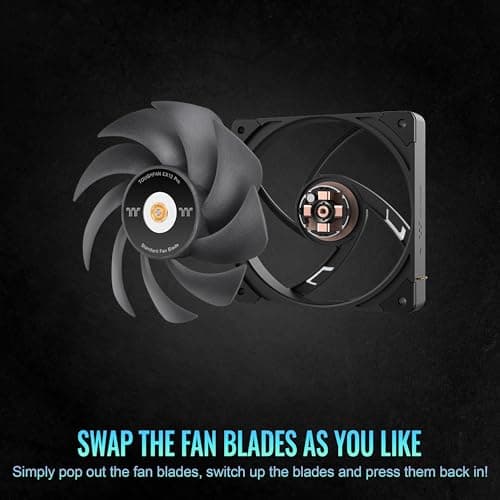 Thermaltake TOUGHFAN EX12 Pro 70.8 CFM 120mm Black PWM 3-Pack image