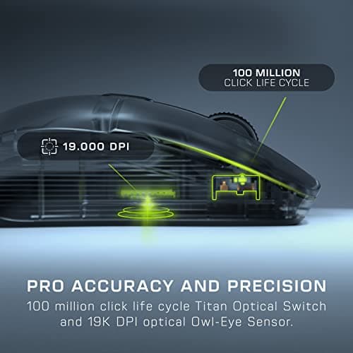 ROCCAT Kone XP Air Bluetooth Wireless Wired Optical Mouse image