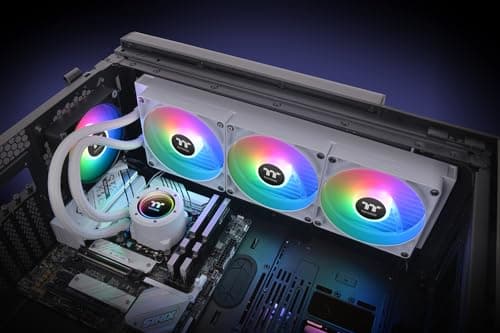 Thermaltake TH420 V2 Water ARGB Sync 84.32 CFM 420mm White image