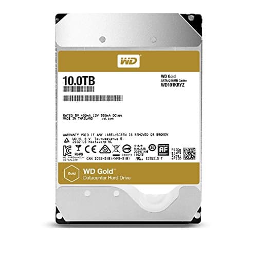 Western Digital Gold 10 TB HDD 7200RPM 3.5" SATA 6.0 Gb/s Internal image