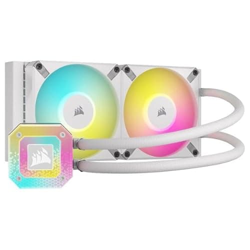 Corsair iCUE H100i ELITE CAPELLIX XT Water 240mm 65.57 CFM White image
