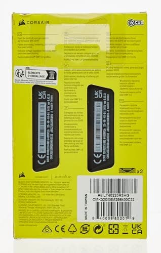 Corsair Vengeance Black DDR5-6400 CL32 32GB (2x16GB) image