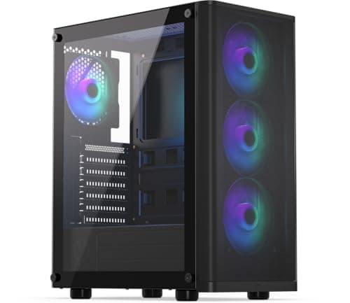 ENDORFY Ventum 200 ARGB ATX Mid Tower Black Tempered Glass Side Panel main image
