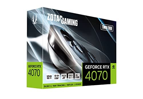 Zotac Twin Edge GeForce RTX 4070 12GB GDDR6X Black image