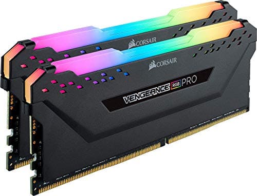 VENGEANCE® RGB PRO 32GB (2 x 16GB) DDR4 DRAM 3600MHz C18 Memory Kit — Black image