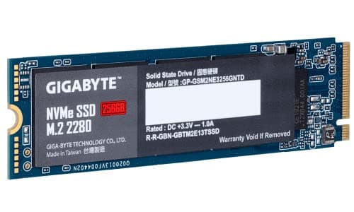 Gigabyte GP-GSM2NE3256GNTD 256GB SSD M.2 PCIe 3.0 NVMe image