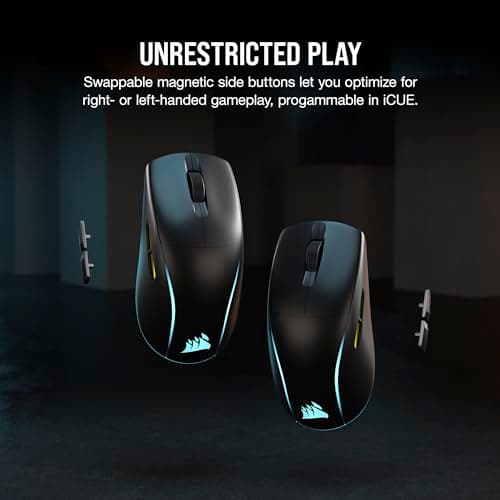 Corsair M75 Wireless/Bluetooth/Wired Optical Mouse image