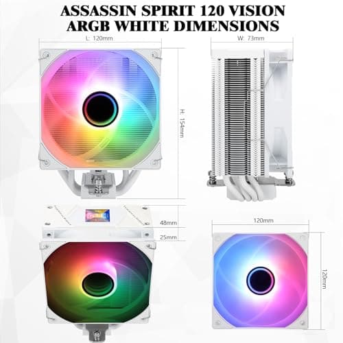 Thermalright Assassin Spirit 120 Vision ARGB Air 154mm White image
