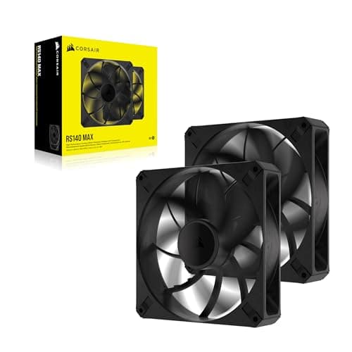 Corsair RS140 MAX 140mm Black PWM 104 CFM 2-Pack image