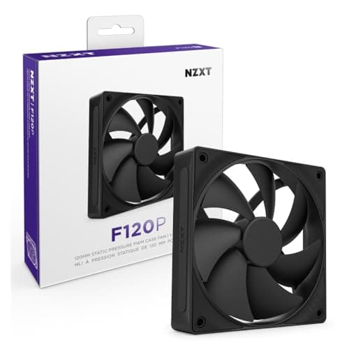 NZXT F140P 140mm Black PWM (2024) 93.2 CFM image