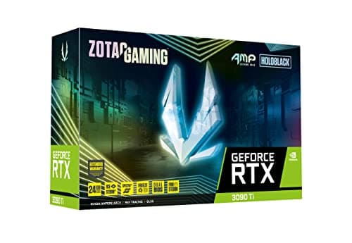 Zotac AMP Extreme Core Holo GeForce RTX 3090 Ti 24GB GDDR6X Black image