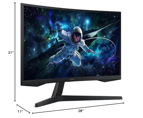 Samsung Odyssey G55C 32" 1440p 165Hz VA Curved Monitor image
