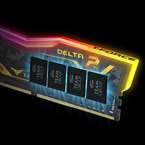 TEAMGROUP T-Force Delta TUF Gaming Alliance RGB Black / Gold DDR4-3200 CL16 16GB (2x8GB) image