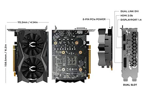 ZOTAC GAMING GeForce GTX 1650 SUPER Twin Fan image