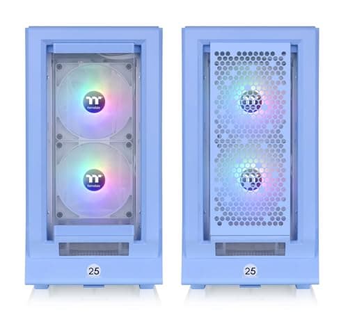 Thermaltake Ceres 350 MX ATX Mid Tower Blue Tempered Glass Side Panel, Front Panel USB 3.2 Gen 2 Type-C and USB 3.2 Gen 1 Type-A image