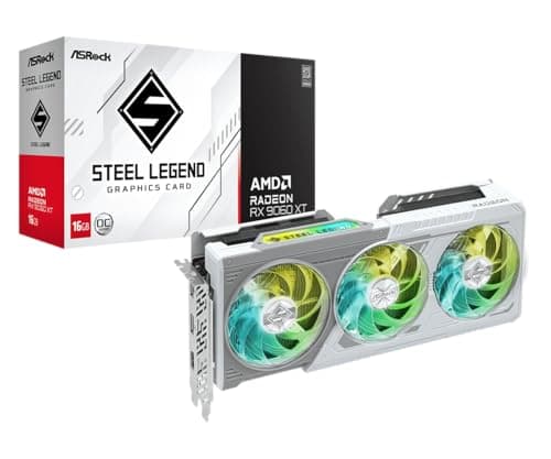 ASRock Radeon RX 9060 XT Steel Legend OC 16GB GDDR6 image