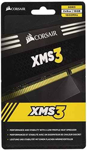 Corsair XMS3 Black / Silver DDR3-1600 CL9 16GB (2x8GB) main image