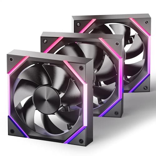 Asiahorse NYOTA 120mm Case Fans (3-Pack) Black image