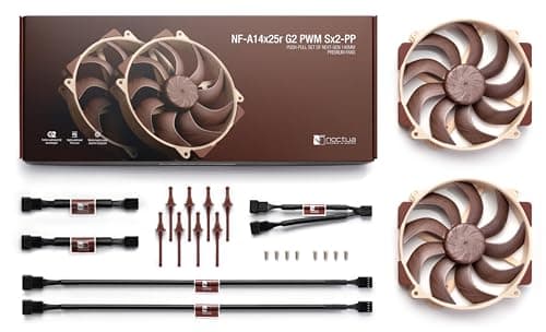 Noctua NF-A14x25r G2 SX2-PP 140mm Brown PWM 2-Pack image