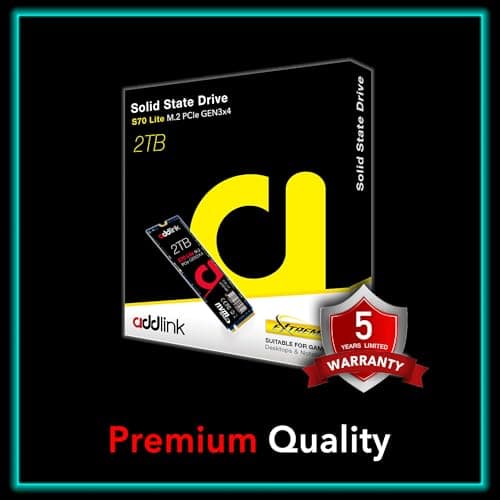 Addlink S70 2TB M.2-2280 SSD PCIe 3.0 X4 NVMe image