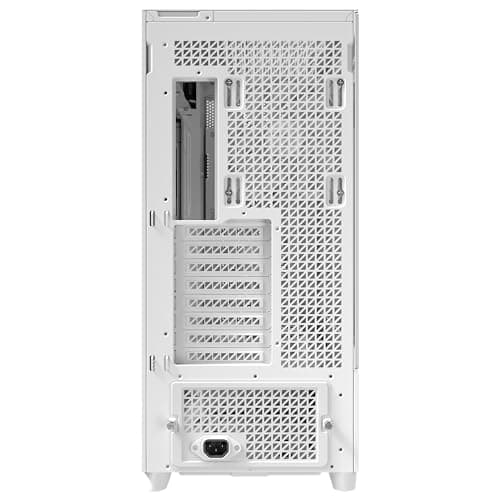 Antec FLUX PRO ATX Full Tower White / Brown Tempered Glass Side Panel, USB 3.2 Gen 2 Type-C, USB 3.2 Gen 1 Type-A image