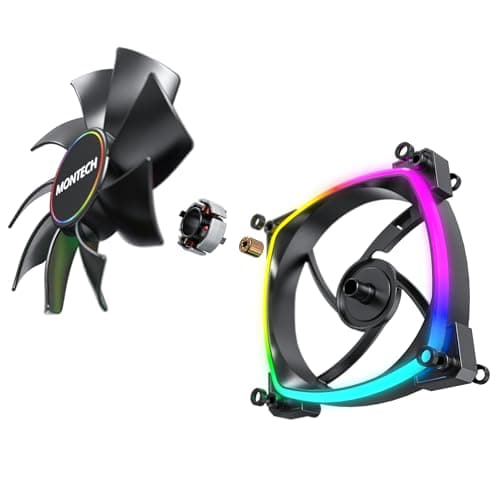 Montech AX140 140mm Black PWM ARGB 90.5 CFM 1-Pack image