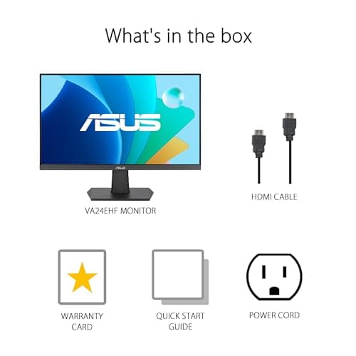 Asus VA24EHF 23.8" 1080p 100Hz IPS Monitor image