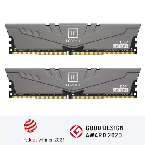 TEAMGROUP T-Create Expert Gray DDR4-3200 CL16 64GB (2x32GB) image