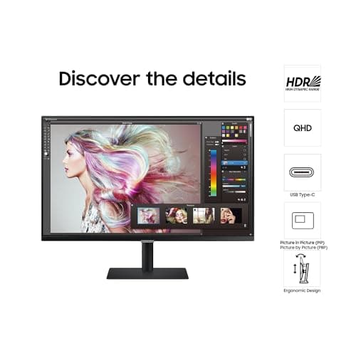 Samsung S60UA 32" 1440p 75Hz VA Monitor image