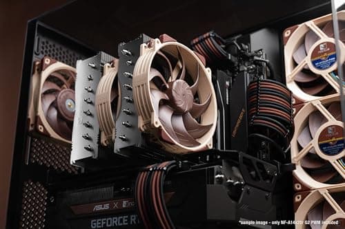 Noctua NF-A14x25r G2 140mm Brown PWM 91.58 CFM image