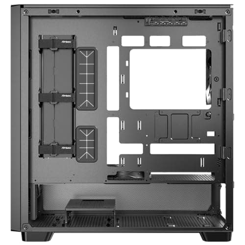 Antec FLUX SE ATX Mid Tower Black / Brown with Tempered Glass Side Panel and USB 3.2 Gen 2 Type-C USB 3.2 Gen 1 Type-A image
