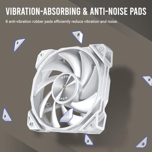 Antec NOVA 120mm White PWM 95.32 CFM 1-Pack image