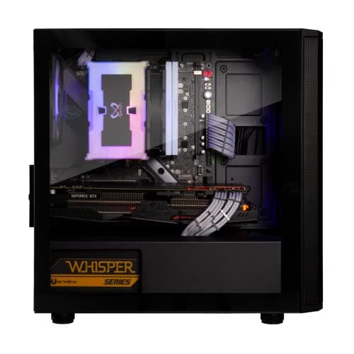 BitFenix Nova Mesh M ARGB MicroATX Mini Tower Black Tempered Glass Side Panel image