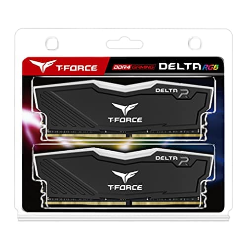 TEAMGROUP T-Force Delta RGB Black DDR4-3200 CL16 32GB (2x16GB) image