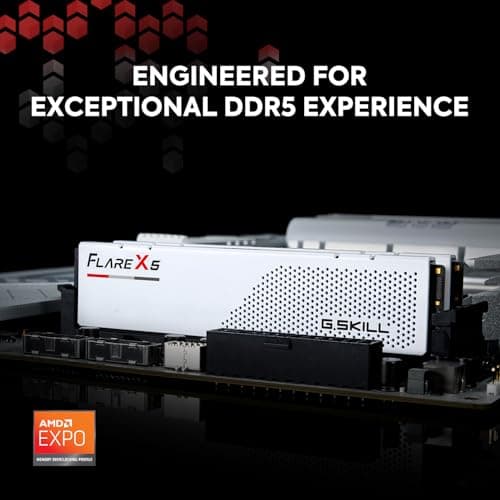 G.Skill Flare X5 White DDR5-6000 CL28 32GB (2x16GB) image