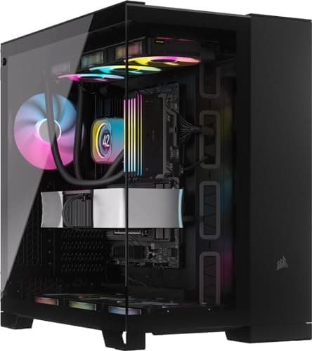 Corsair iCUE LINK 6500X RGB ATX Mid Tower Black with Tempered Glass Side Panel and USB 3.2 Gen 2 Type-C USB 3.2 Gen 1 Type-A main image