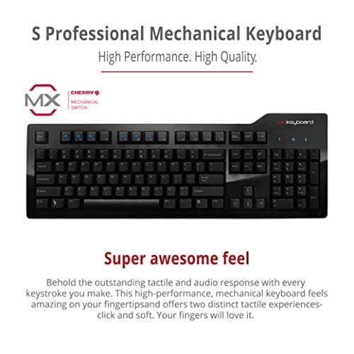 Das Keyboard Model S Professional Wired Standard Cherry MX Blue Mechanical Keyboard image