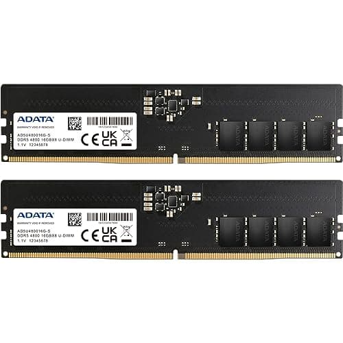 ADATA AD5U480016G-DT Black DDR5-4800 CL40 32GB (2x16GB) main image