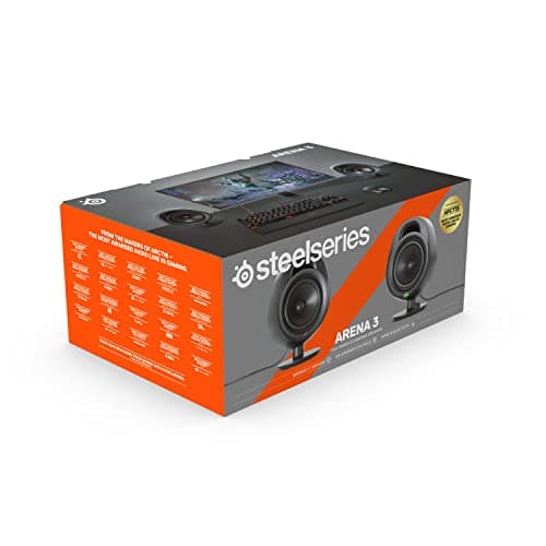 SteelSeries Arena 3 UK 2.0 Channel Black Speaker System image