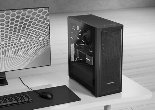 Cougar MX330-G ATX Mid Tower Black Tempered Glass Side Panel image