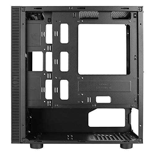 CiT Seven Micro ATX Mid Tower Black with Acrylic Side Panel and USB 2.0 Type-A Front Panel image