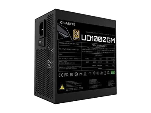 Gigabyte UD1000GM Black 1000W Fully Modular 80+ Gold Certified ATX image