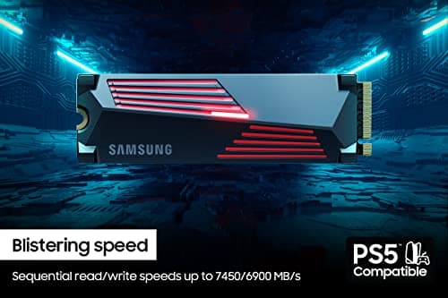 Samsung 990 Pro w/Heatsink 2TB SSD M.2-2280 PCIe 4.0 NVMe image