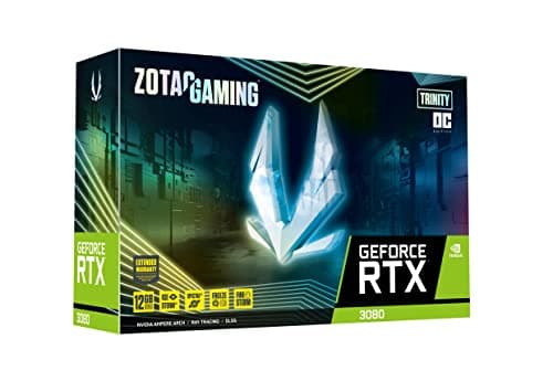 Zotac GeForce RTX 3080 12GB LHR GAMING Trinity OC 12GB GDDR6X Black image