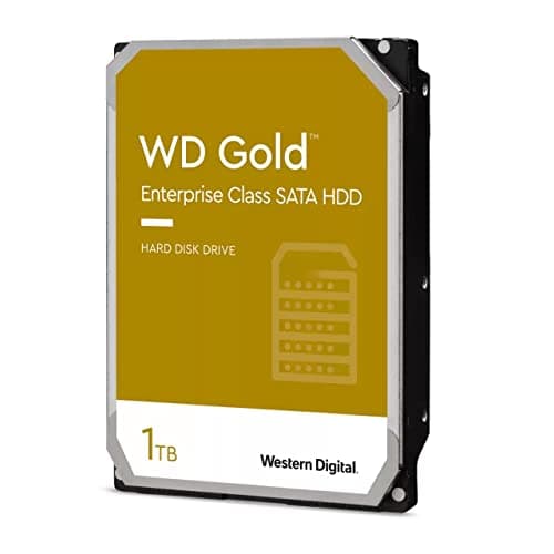 Western Digital Gold 1TB HDD 3.5" 7200RPM SATA 6.0 Gb/s image